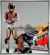 Marc Marquez Motogp Repsol Honda 1Pcs Leather Suit