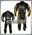 Rizla MotoGP Black Hump Biker Leather Safety Suit