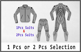 1pcs or 2pcs leather suits