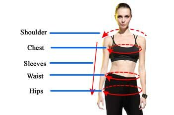 Size Chart women Fashion Leather Jackets